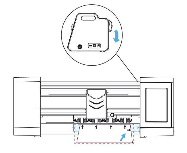 手机保护膜智能切割压杆区域